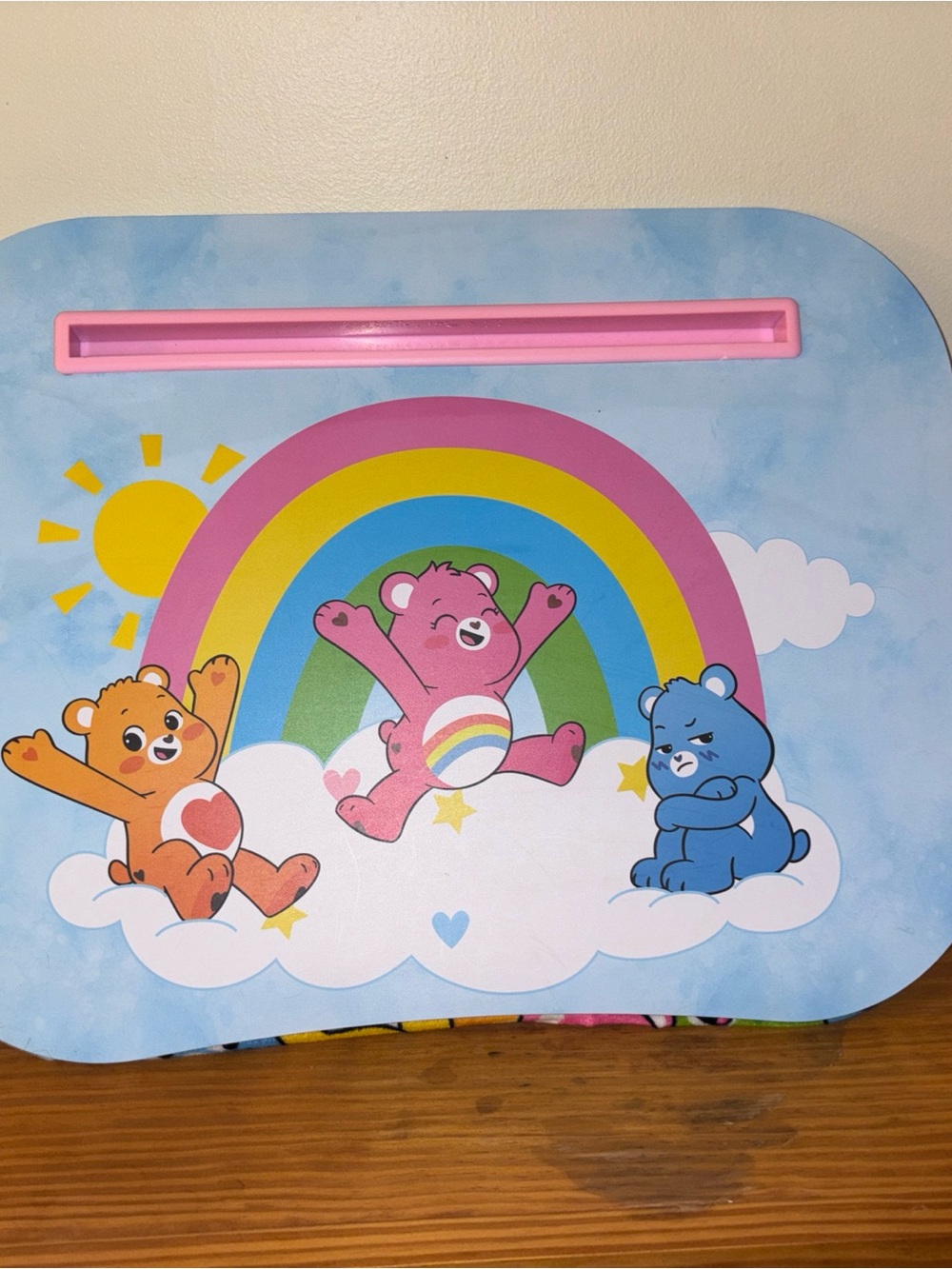 Icecream Pink Blue Orange Rainbow Bear Lap Desk